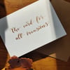 Calligraphy Cards "The card for all occasions" - Pack of 5