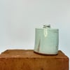 Hand built blue-green bud vase. No 5