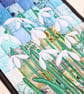 Snowdrop Kit  Art Quilt Wall Hanging 