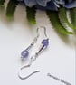 Designer Dainty AA Tanzanite Coned Sterling Silver Earrings  - Image 5