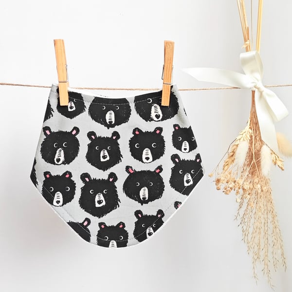 Animal Print Baby Bibs Bandana Style