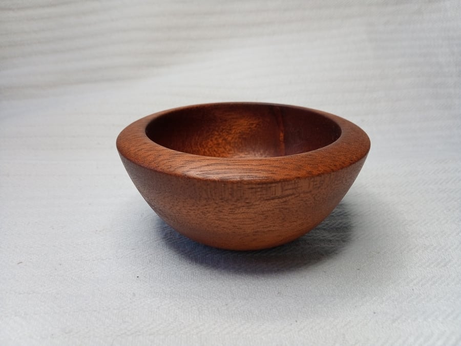 Wooden Bowl a Gift Idea from Up-Cycled Mahogany