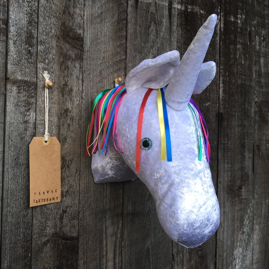 Stuffed sale unicorn head