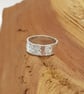 Hammered Sterling Silver Ring - Image 2