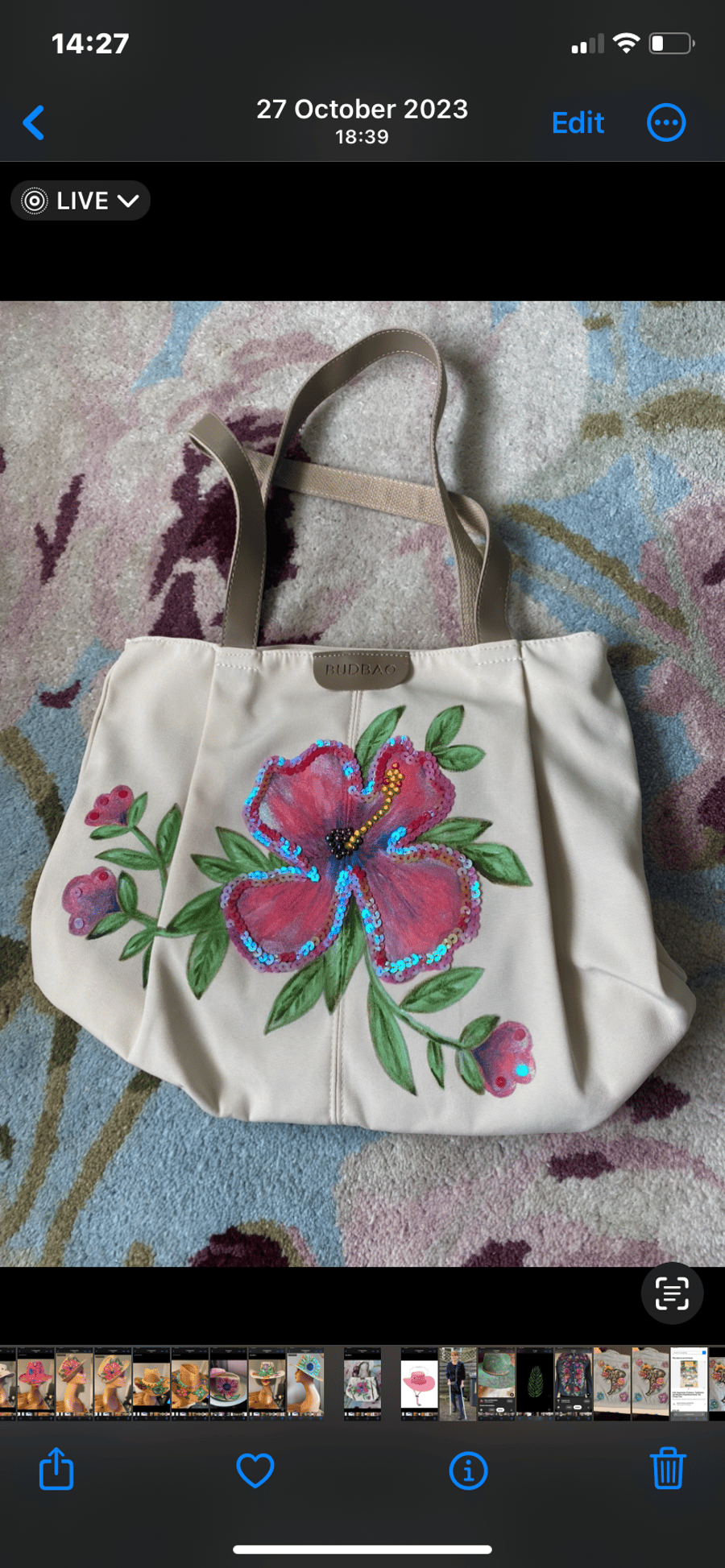 Embellished bag 