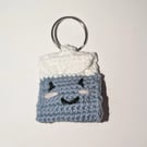 Crochet Teabag Keyring- Mint Tea