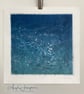 Lino Cut and Etch Original Print - Artwork - Sea Turtle I - Image 2