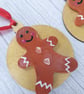 Seaglass and clay Christmas ornaments - Image 3