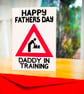 Father's Day Card From The Bump, First, New, Expectant Daddy Fathers Day Card  - Image 2