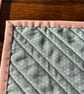 Handmade Biscuit Quilted Coasters & Mug Rug Set - Tea Lover Gift - Image 5
