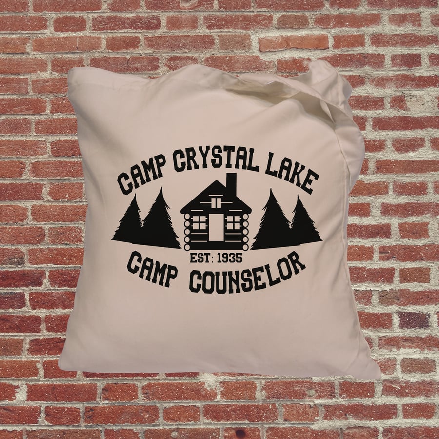 Horror tote bag, Friday 13th Camp Crystal Lake Jason Voorhees Horror movies, hor