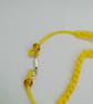 Sunshine Yellow Paper Bead Necklace  - Image 6