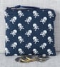 Coin purse, small purse, skull and crossbones.