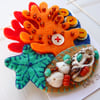 Free shipping worldwide - Beside The Seaside Theme Handmade Felt Brooch