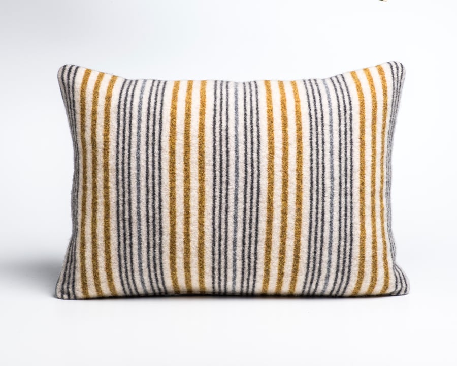 Large 100 % Felted Merino Lambswool Cushion