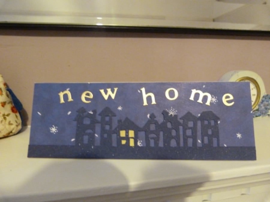 Starry Night New Home Card 