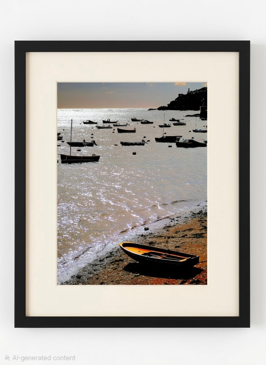 Fowey Harbour Wall Art – Cornwall Landscape Photography