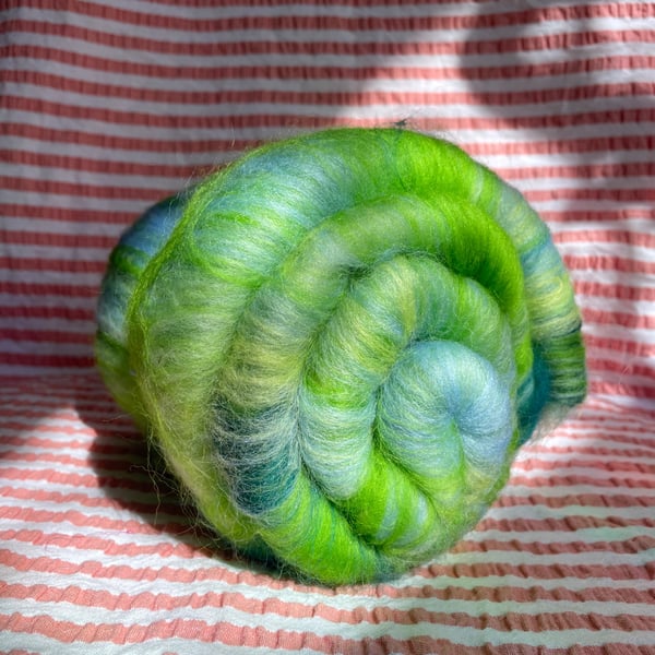 Wool Art Batt - "Mellow Meadow"