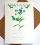 Forget me not- British wild flower card - Image 1