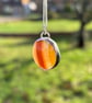 Orange striped agate pendant  - Image 3