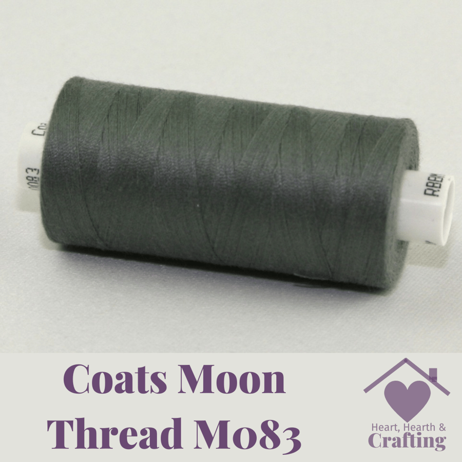 Sewing Thread Coats Moon Polyester – Grey M083