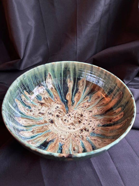 Large Mossy Green bowl