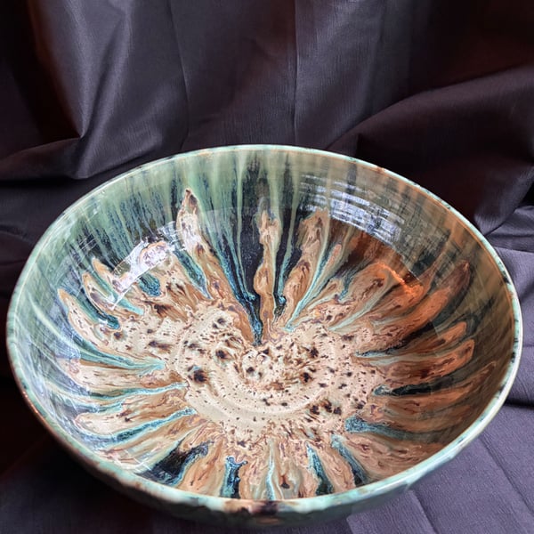 Large Mossy Green bowl