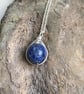 Sodalite Drop Necklace, sterling silver  - Image 3
