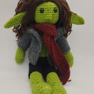 custom crochet goblin
