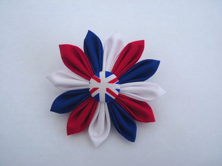 Red, White and Blue Brooch