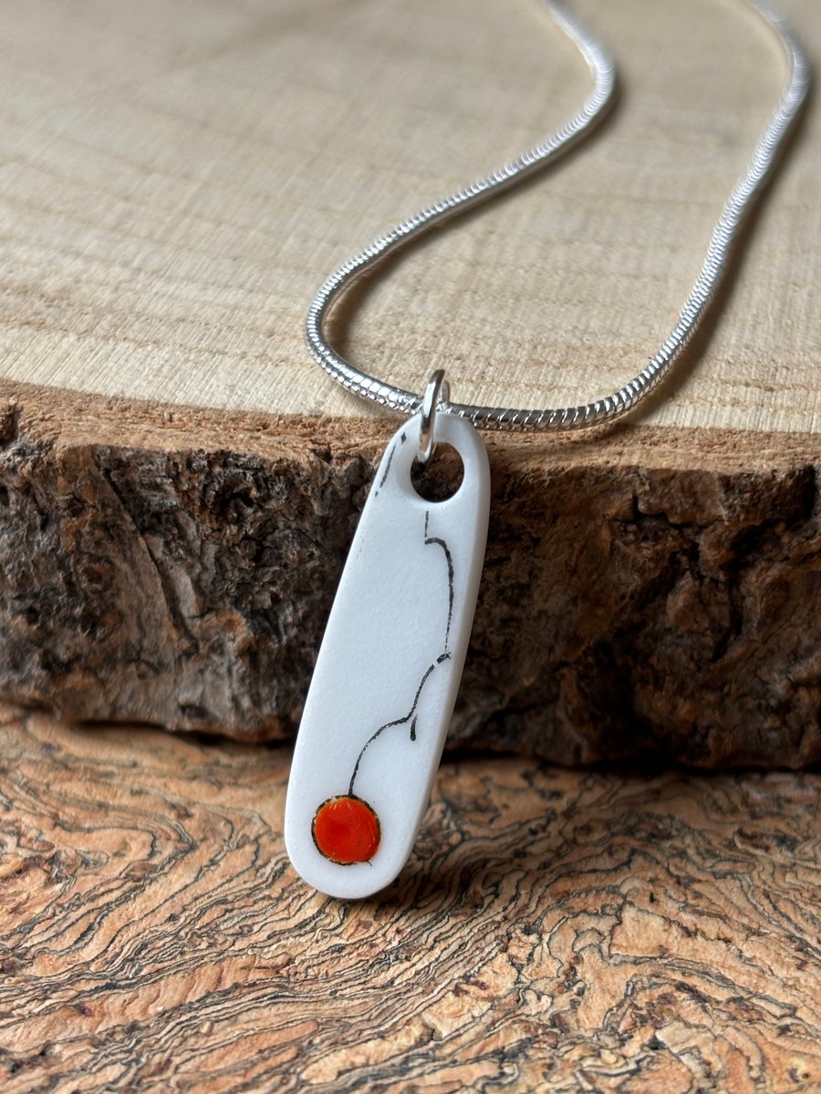 Handmade Pendant Necklace, Unique Eco Friendly Gifts, Sterling Silver.