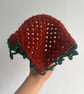 Handcrafted Crochet Strawberry Headband
