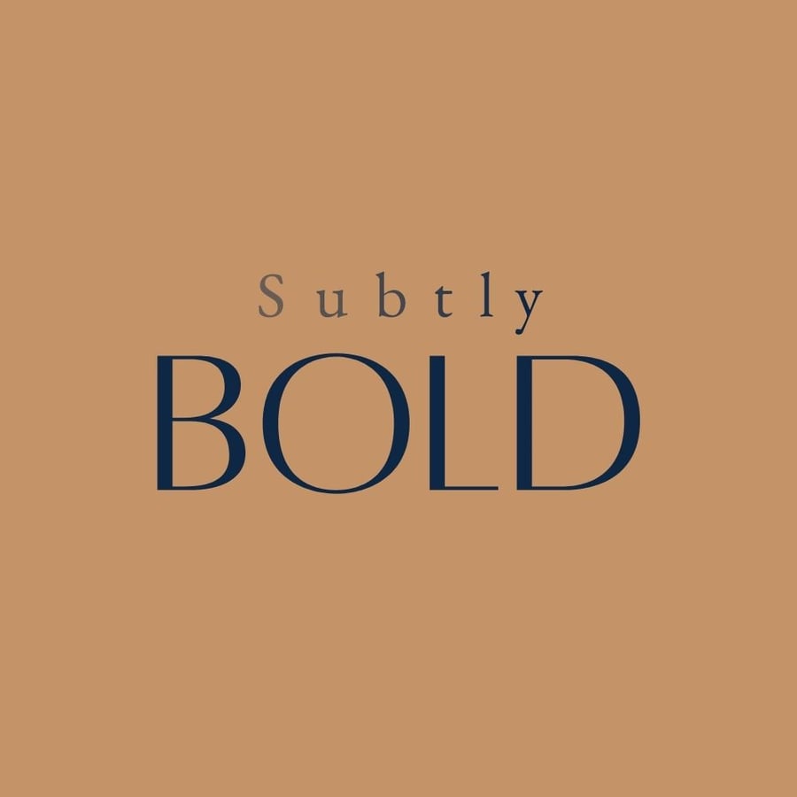 Subtly BOLD