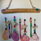 Coastal Driftwood & Shell Windchime Ocean-Inspired Hanging Decoration
