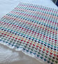 Rainbow Hearts Crocheted Baby Blanket - Image 2