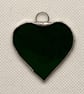 Stained glass small heart, GREEN variations - Image 7