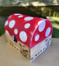 Wooden Mushroom Keepsake Box - Whimsical Forest Decor-wooden treasure box - Image 2