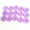 15 x Lilac buttons