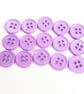 15 x Lilac buttons