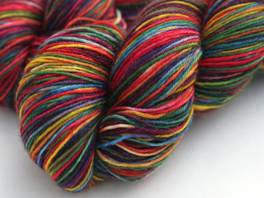Primary - Superwash Bluefaced Leicester-nylon 4-ply yarn