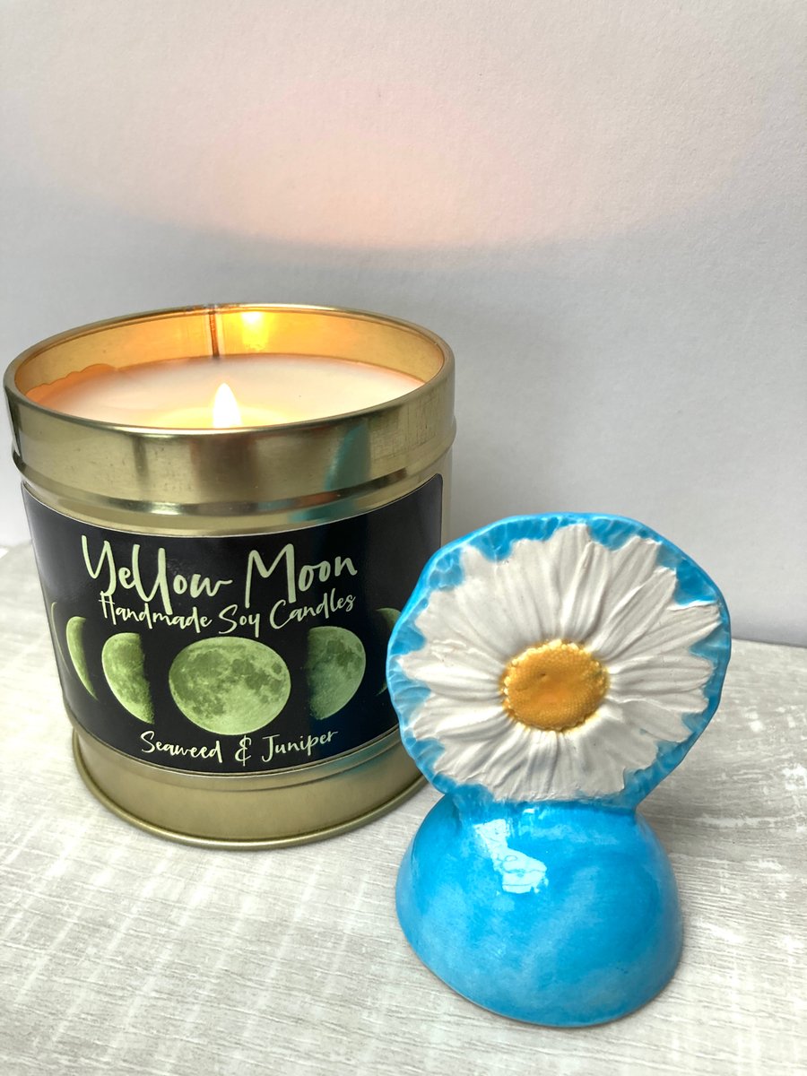 Daisy candle snuffer ornament