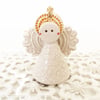 Teeny little angel decoration Guardian angel memorial gift ceramic angel