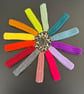 Crochet Wristlet Keychain - Wrist Strap Keyring - Multiple Colours Available