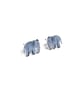 Small Elephant Stud Earrings - Handmade - Image 4