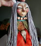 Spirit doll, witches ward,witch, shaman doll, witchcraft,altar.