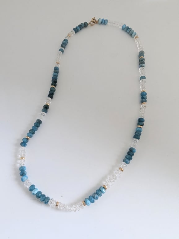 Gold filled Semi Precious Beaded Necklace