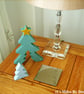 Desktop Scandi Wooden Xmas Tree With Pop Out Mini Tree - Image 3