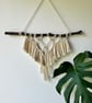 Macrame Cross-Fringe Wall Hanging - Image 1