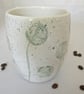 Dandelion Handmade Mug Tea mug coffee mug beer mug Food safe Lead free Glaze  - Image 2