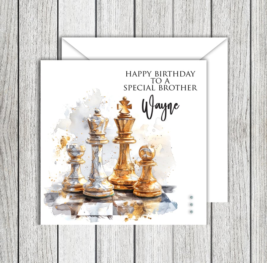 Happy Birthday Chess Birthday Card